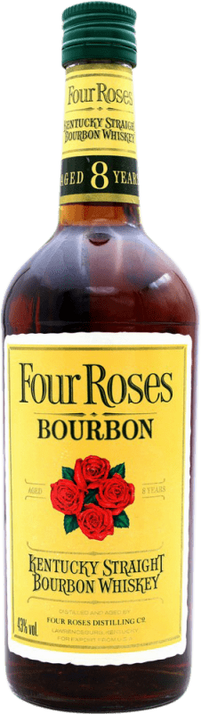 357,95 € Free Shipping | Whisky Bourbon Four Roses United States 8 Years Bottle 70 cl