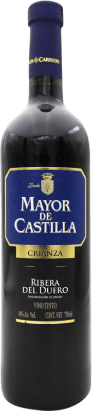 9,95 € Spedizione Gratuita | Vino Rosso García Carrión Mayor de Castilla Crianza — Invecchiato in Botte D.O. Ribera del Duero Spagna Bottiglia 75 cl