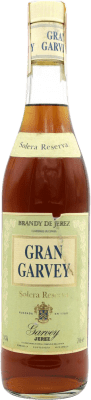 46,95 € Envío gratis | Brandy Garvey Gran Grarvey Solera Ejemplar Coleccionista España Botella 70 cl