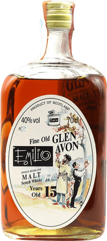 815,95 € 免费送货 | 威士忌单一麦芽威士忌 Glen Avon Emilio 收藏家标本 苏格兰 英国 15 岁 瓶子 70 cl