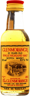 58,95 € Envoi gratuit | Whisky Single Malt Glenmorangie Royaume-Uni 10 Ans Mini-Bouteille 5 cl Objet de Collection Non Destinée à la Consommation