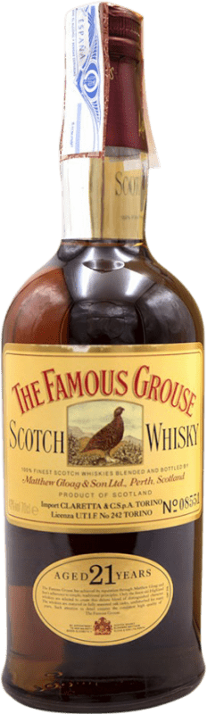 411,95 € Free Shipping | Whisky Blended Glenturret The Famous Grouse United Kingdom 21 Years Bottle 70 cl