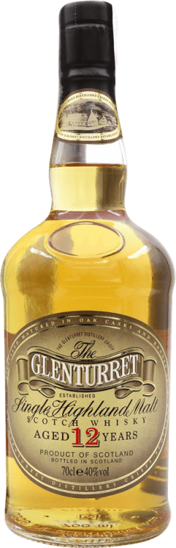 154,95 € Envio grátis | Whisky Single Malt Glenturret Reino Unido 12 Anos Garrafa 70 cl