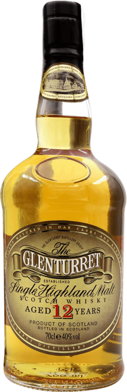 154,95 € Kostenloser Versand | Single Malt Whisky Glenturret Großbritannien 12 Jahre 70 cl