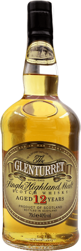 154,95 € Envoi gratuit | Single Malt Whisky Glenturret Royaume-Uni 12 Ans Bouteille 70 cl