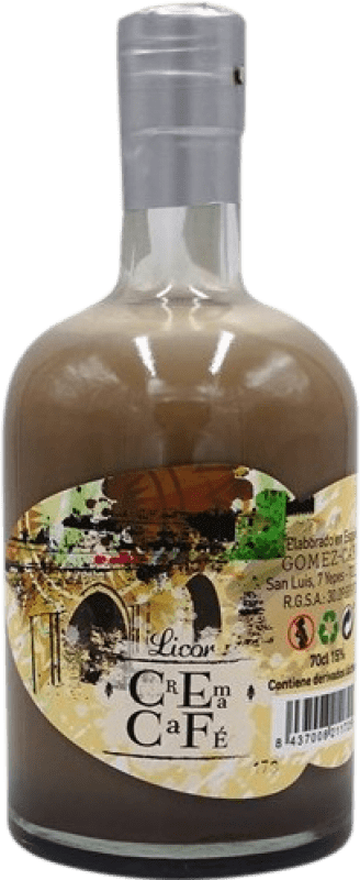 9,95 € Envío gratis | Crema de Licor Gómez Caro Café España Botella 70 cl