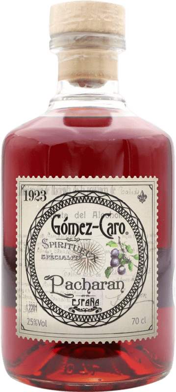 10,95 € Envío gratis | Pacharán Gómez Caro España Botella 70 cl