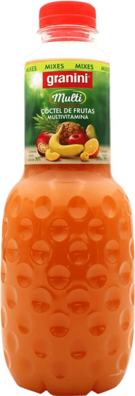 6,95 € Бесплатная доставка | Напитки и миксеры Granini Zumo Cóctel de Frutas Multivitamina Испания бутылка 1 L