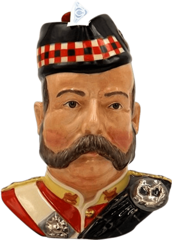 659,95 € Envio grátis | Whisky Blended Grant & Sons William Grant Doulton Espada Jarra Caneca, Royal — Real Reino Unido 70 cl