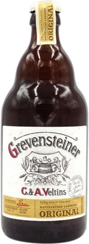 4,95 € Бесплатная доставка | Пиво Grevensteiner Оригинальный Германия Средняя бутылка 50 cl
