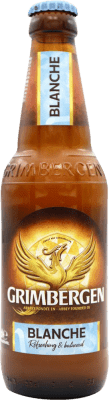 3,95 € Envio grátis | Cerveja Grimbergen Blanche Bélgica Garrafa Terço 33 cl