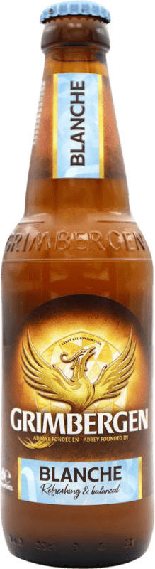 3,95 € Envoi gratuit | Bière Grimbergen Blanche Belgique Bouteille Tiers 33 cl