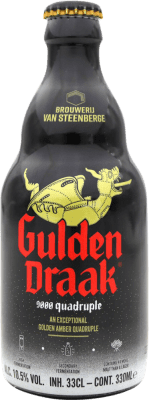 5,95 € Kostenloser Versand | Bier Gulden Draak 9000 Quadruple Belgien Drittel-Liter-Flasche 33 cl