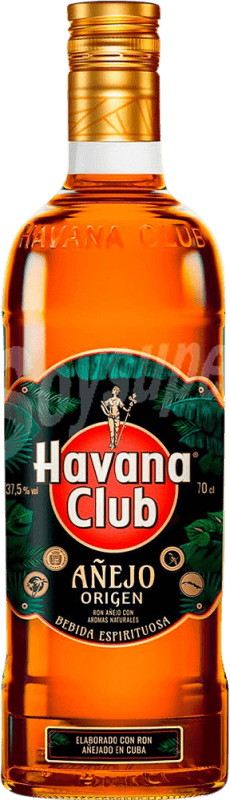 18,95 € Free Shipping | Rum Havana Club Añejo Origen Cuba Bottle 70 cl