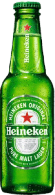 8,95 € 免费送货 | 盒装6个 啤酒 Heineken Lager 荷兰 小瓶装 25 cl