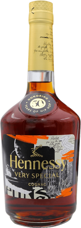 99,95 € Бесплатная доставка | Коньяк Hennessy VS 50 Years of Hip Hop & Nas A.O.C. Cognac Франция бутылка 70 cl