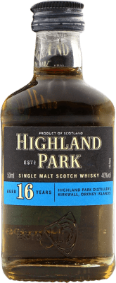 39,95 € Бесплатная доставка | Виски из одного солода Highland Park Объединенное Королевство 16 Лет миниатюрная бутылка 5 cl