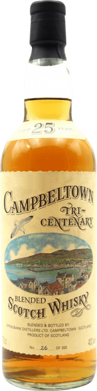 811,95 € Spedizione Gratuita | Whisky Single Malt J&A Mitchell Campbeltown Tri-Centenary Regno Unito 25 Anni Bottiglia 70 cl