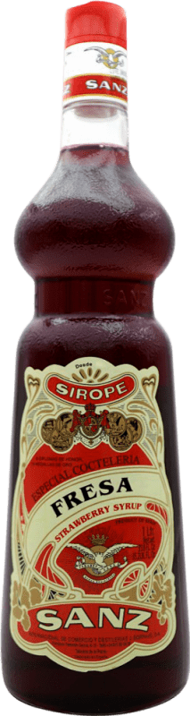 11,95 € Spedizione Gratuita | Sciroppo per Cocktail J. Borrajo Sanz Spagna 1 L Fresa — Fragola Senza Alcol
