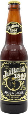 139,95 € 送料無料 | ビール Jack Daniel's 1866 Classic Amber Lager アメリカ 3分の1リットルのボトル 35 cl