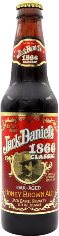 139,95 € Envío gratis | Cerveza Jack Daniel's 1866 Classic — Clásico, Brown Ale — Tostada Estados Unidos Botellín Tercio 35 cl Honey — Miel