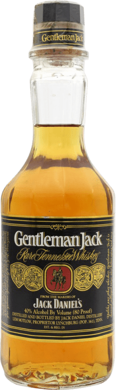 343,95 € 免费送货 | 波本威士忌 Jack Daniel's Gentleman Jack 2nd Generation 美国 半瓶装 37 cl 收藏品 不可食用