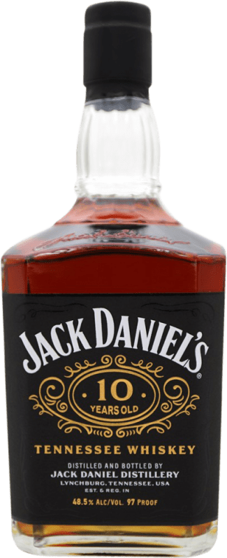 919,95 € Kostenloser Versand | Bourbon Whisky Jack Daniel's Vereinigte Staaten 10 Jahre 70 cl