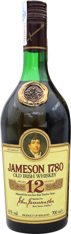 545,95 € Envío gratis | Whisky Blended Jameson 1780 Ejemplar Coleccionista Irlanda 12 Años Botella 70 cl