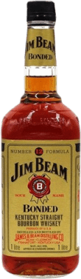 193,95 € Envío gratis | Whisky Bourbon Jim Beam Bonded Number 12 Formula Ejemplar Coleccionista Estados Unidos Botella 1 L