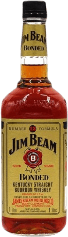 193,95 € Free Shipping | Bourbon Whisky Jim Beam Bonded Number 12 Formula United States Bottle 1 L Collector's Item Not for Consumption