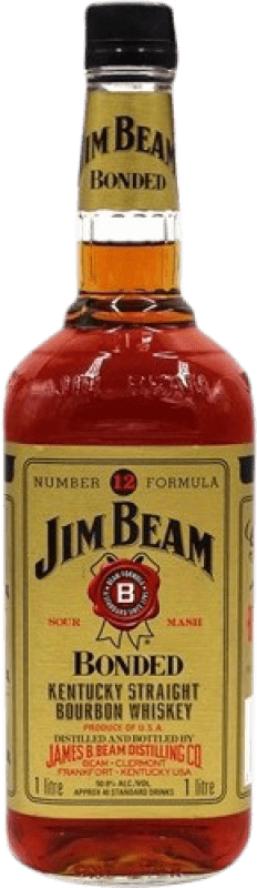 193,95 € Бесплатная доставка | Виски Бурбон Jim Beam Bonded Number 12 Formula Коллекционный образец Соединенные Штаты бутылка 1 L