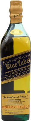 139,95 € Envoi gratuit | Blended Whisky Johnnie Walker Blue Label Vintage Royaume-Uni Petite Bouteille 20 cl