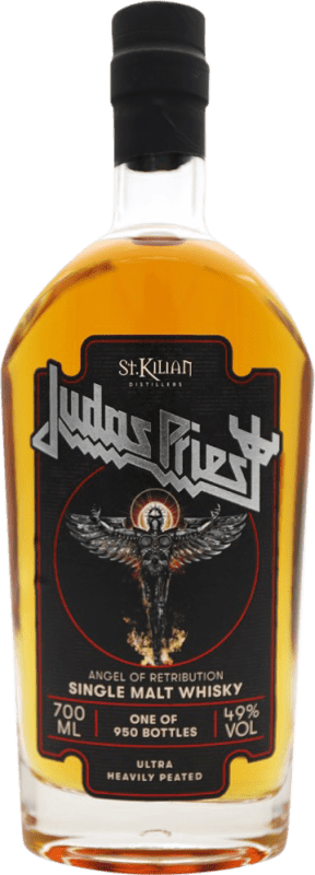 186,95 € 免费送货 | 威士忌单一麦芽威士忌 Judas Priest Angel of Retribution 英国 瓶子 70 cl