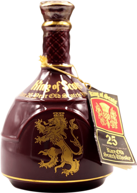 198,95 € Kostenloser Versand | Blended Whisky King of Scots Großbritannien 25 Jahre Flasche 70 cl