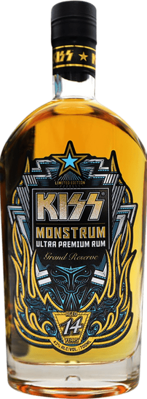 227,95 € Free Shipping | Rum Kiss Monstrum Grand Reserve Dominican Republic 14 Years Bottle 70 cl