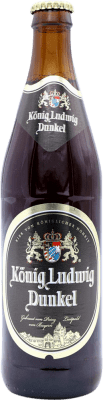 2,95 € 免费送货 | 啤酒 Konig Ludwig Dunkel Negra 德国 瓶子 Medium 50 cl