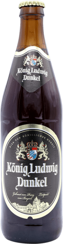 2,95 € Envio grátis | Cerveja Konig Ludwig Dunkel — Âmbar Alemanha Garrafa Medium 50 cl