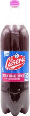 6,95 € 免费送货 | 饮料和搅拌机 La Casera Tinto de Verano Clásico 0,0 西班牙 特别的瓶子 1,5 L 不含酒精