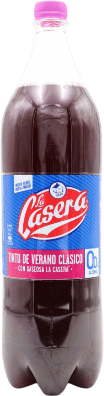 6,95 € 送料無料 | サングリアとワインレモネード La Casera クラシック, Tinto de Verano — サマーレッドワイン スペイン スペシャルボトル 1,5 L 0.0 ゼロゼロ アルコールなし