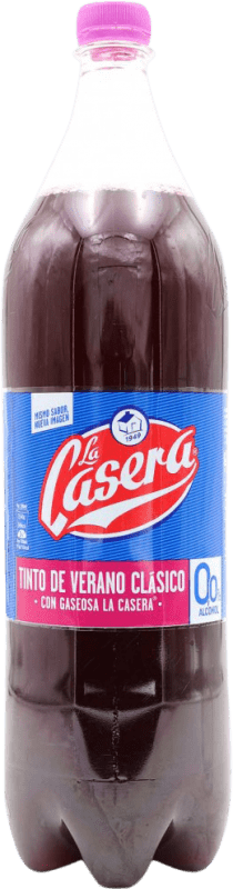 6,95 € 免费送货 | 饮料和搅拌机 La Casera Tinto de Verano Clásico 0,0 西班牙 特别的瓶子 1,5 L 不含酒精