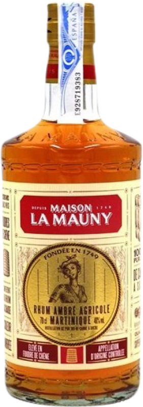 22,95 € Envio grátis | Rum La Mauny Martinica Garrafa 70 cl