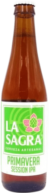 2,95 € 免费送货 | 啤酒 La Sagra Primavera IPA — India Pale Ale 西班牙 三分之一升瓶 33 cl