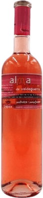 6,95 € 送料無料 | ロゼワイン Laguna Alma de Valdeguerra Rosado セミドライ セミスイート D.O. Vinos de Madrid マドリッドのコミュニティ スペイン ボトル 75 cl