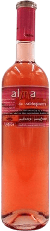 6,95 € Kostenloser Versand | Rosé-Wein Laguna Alma de Valdeguerra Rosado Halbtrocken Halbsüß D.O. Vinos de Madrid Gemeinschaft von Madrid Spanien Flasche 75 cl