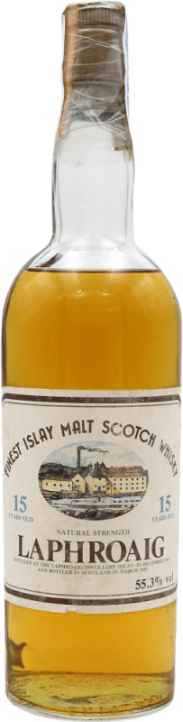 9 469,95 € Free Shipping | Whisky Single Malt Laphroaig Collector's Specimen United Kingdom 15 Years Bottle 70 cl