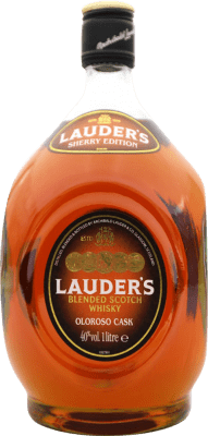 29,95 € Spedizione Gratuita | Whisky Blended Lauder's Oloroso Sherry Cask Finish — Affinato in Botte, Edizione Limitata Regno Unito 1 L