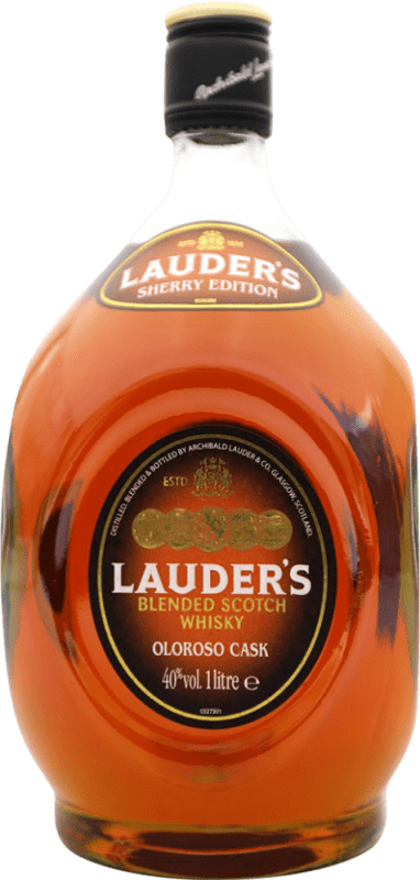 28,95 € Envoi gratuit | Blended Whisky Lauder's Sherry Edition Oloroso Cask Royaume-Uni Bouteille 1 L