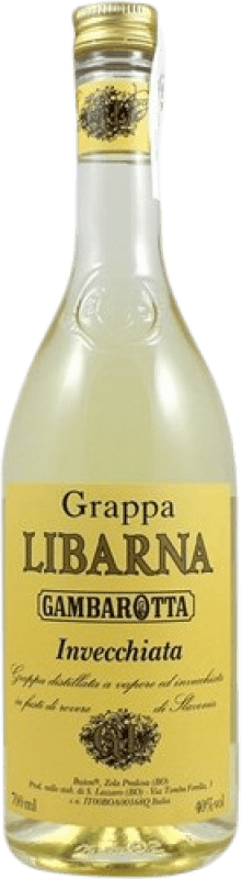 17,95 € Envio grátis | Aguardente Grappa Libarna Libarna Invecchiata Itália Garrafa 70 cl