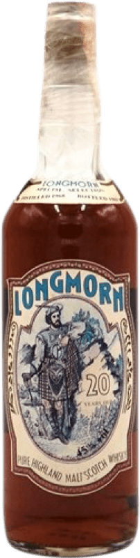 4 098,95 € 送料無料 | ウイスキーシングルモルト Longmorn コレクターの標本 イギリス 20 年 ボトル 70 cl