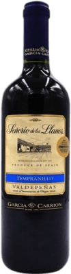 5,95 € Free Shipping | Red wine Los Llanos Señorío D.O. Valdepeñas Spain Tempranillo Bottle 75 cl